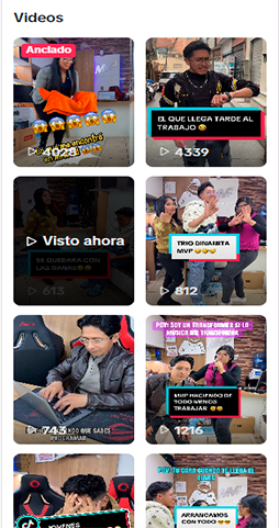 Pantalla de inicio de la app